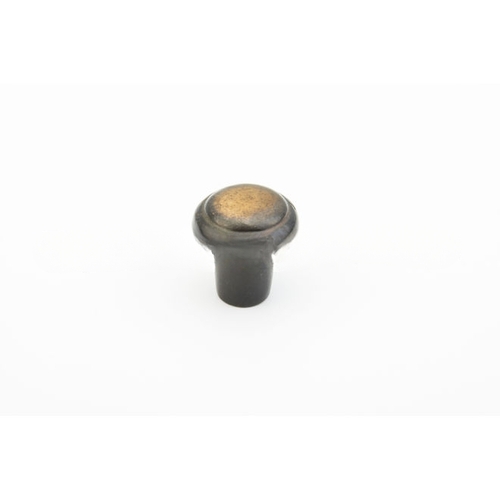 1-3/8" Mountain Round Cabinet Knob Antique Bronze Finish