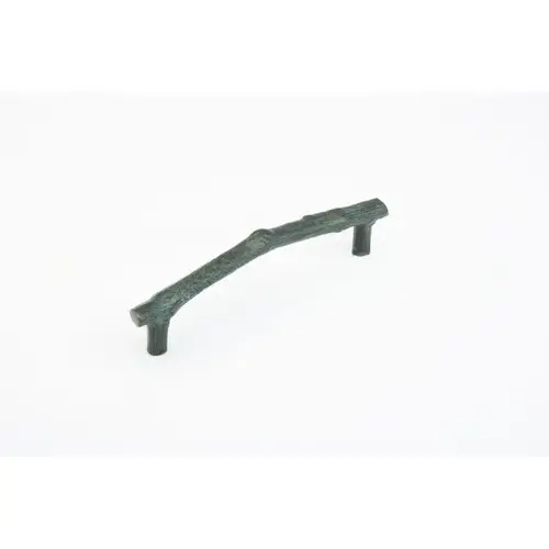 6" Center to Center Mountain Twig Cabinet Pull Verde Imperiale Finish