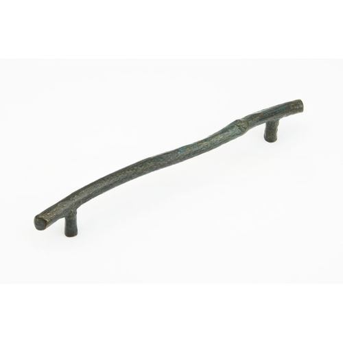 12" Center to Center Mountain Twig Appliance Pull Verde Imperiale Finish