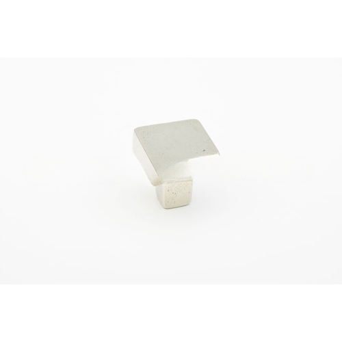 1-1/4" Vinci Square Cabinet Knob Polished White Bronze Finish