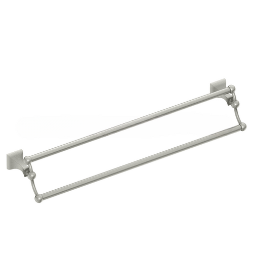 Retreat 24" Double Towel Bar Brushed Nickel Finish