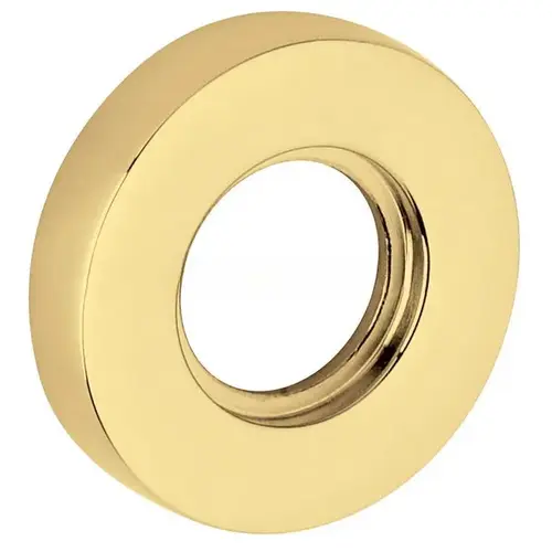 Dummy Pair 2-1/8" Rose Unlacquered Brass Finish