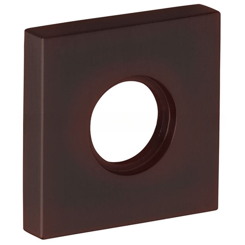 2" Square Privacy Rose Venetian Bronze Finish Pair