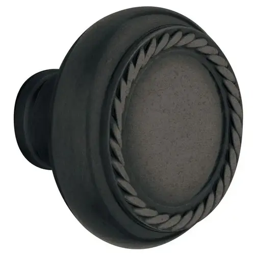 Single 5064 Knob Less Rose Distressed Oil Rubbed Bronze Finish