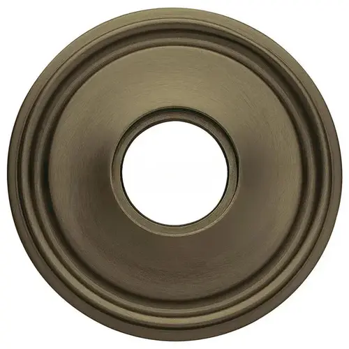 Single 2-5/8" Grooved Passage Rose Antique Brass Finish