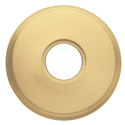 2-5/8" Passage Rose Satin Brass with Brown Finish Pair