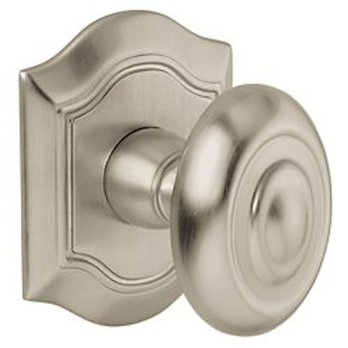 Single 5077 Knob Less Rose Lifetime Satin Nickel Finish