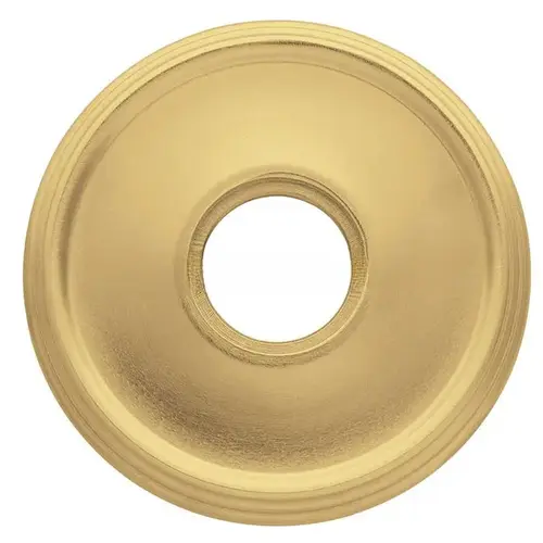 2-5/8" Passage Rose Satin Brass with Brown Finish Pair