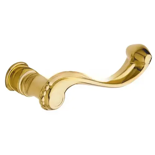 Single Left Hand 5104 Lever Less Rose Unlacquered Brass Finish