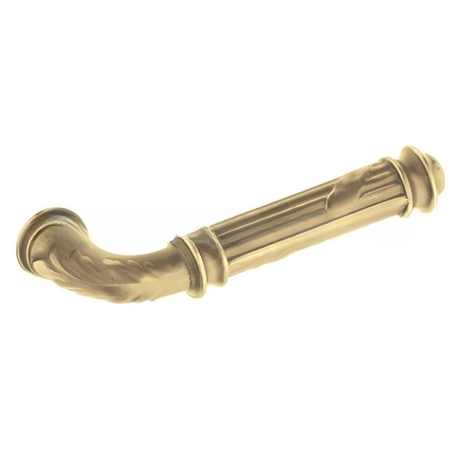 Single Left Hand 5122 Lever Less Rose Satin Brass With Brown Finish