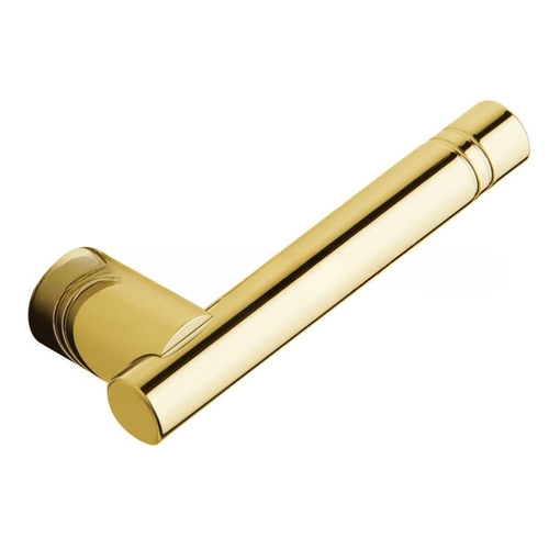 Pair 5138 Lever Less Rose Unlacquered Brass Finish