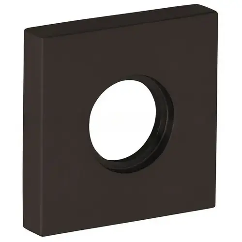 Single 2" Square Privacy Rose Oil Rubbed Bronze Finish