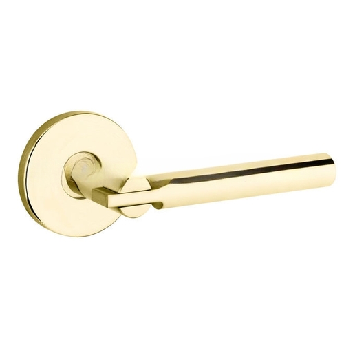 Single Left Hand 5161 Lever Less Rose Unlacquered Brass Finish