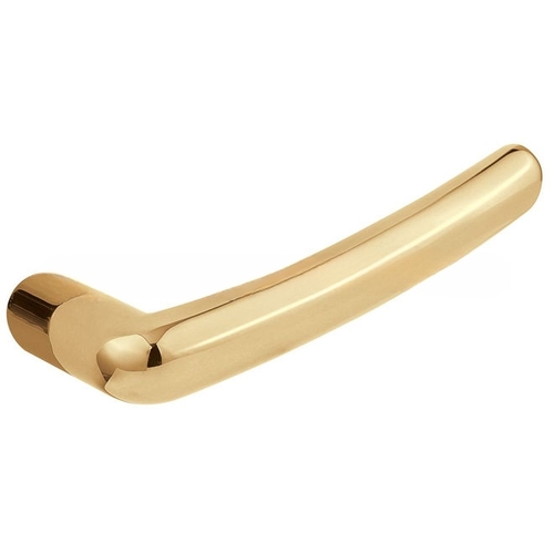 Pair 5165 Lever Less Rose Unlacquered Brass Finish