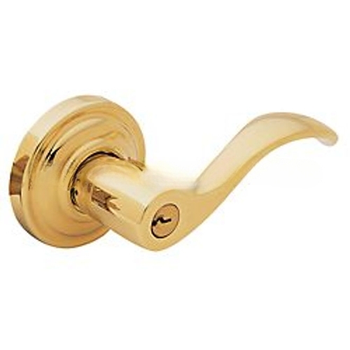 5255 Wave Lever Full Dummy Unlacquered Brass Finish