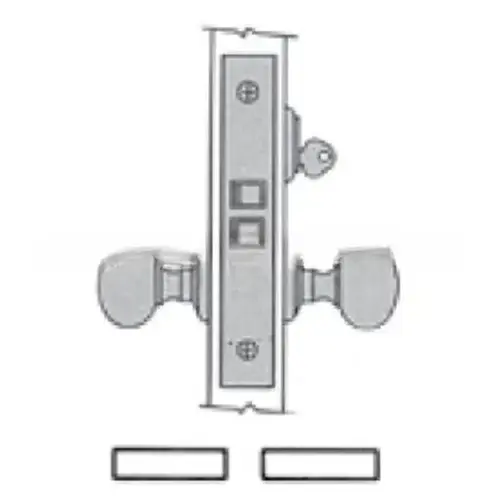 Right Hand Reverse Interior Emergency / Utility Room 2-3/4" Backset Mortise Lock Body Venetian Bronze Finish