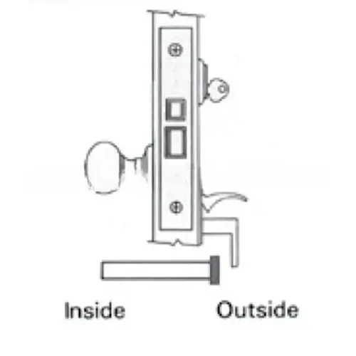 Left Hand Lever Strength Electric Strike Entrance Handleset by Lever 2-3/4" Backset Mortise Lock Body Venetian Bronze Finish