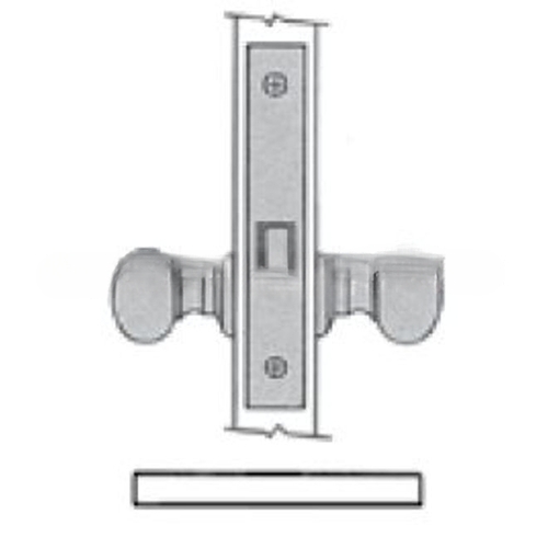 Right Hand Lever Strength Interior Passage 2-3/4" Backset Mortise Lock Body Vintage Brass Finish