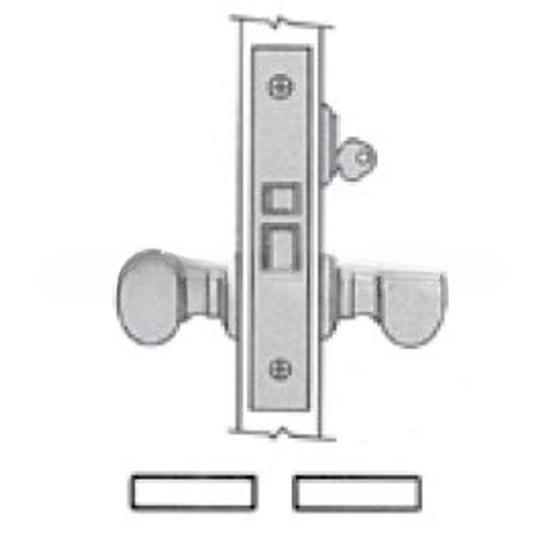 Left Hand Reverse Lever Strength Interior Classroom 2-3/4" Backset Mortise Lock Body Satin Black Finish