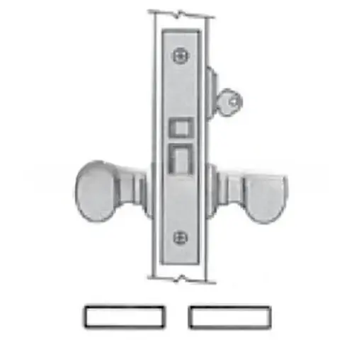 Right Hand Lever Strength Interior Classroom 2-3/4" Backset Mortise Lock Body Lifetime Satin Nickel Finish