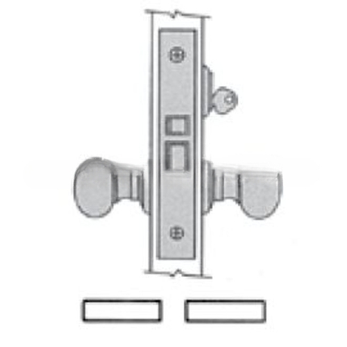 Left Hand Reverse Interior Classroom 2-3/4" Backset Mortise Lock Body Lifetime Satin Nickel Finish