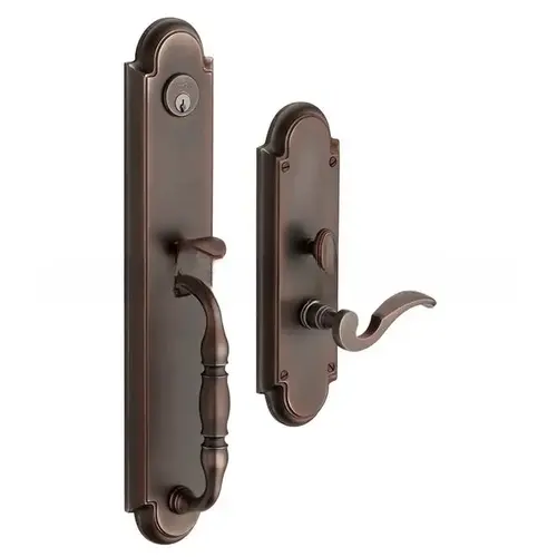 Left Hand Hamilton Single Cylinder Entry Mortise Trim Venetian Bronze Finish