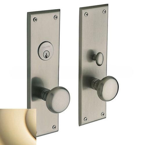 Baltimore Full Dummy Mortise Trim Lifetime Brass Finish