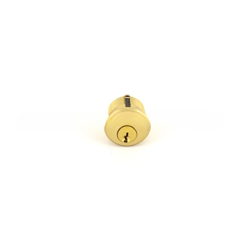 1" Mortise Cylinder with Emhart Cam Vintage Brass Finish