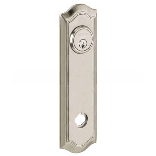 10-3/20" Bethpage Left Hand Single Privacy Rose Lifetime Satin Nickel Finish