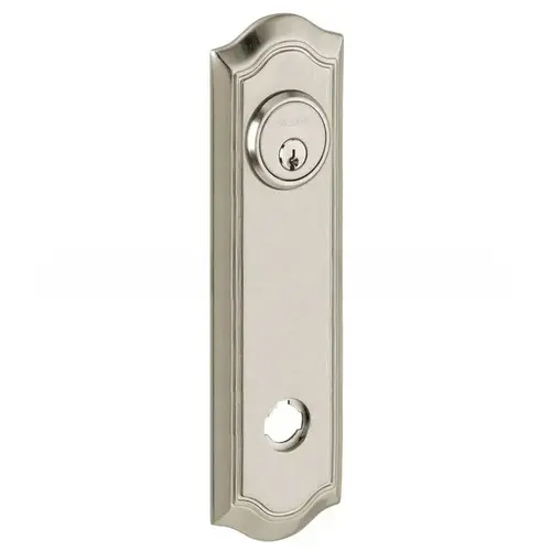 10-3/20" Bethpage Privacy Rose Pair Lifetime Satin Nickel Finish