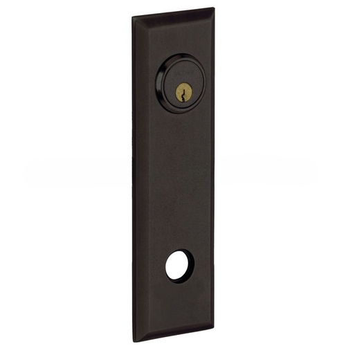 9-2/5" Square Single Dummy Rose Distressed Oil Rubbed Bronze Finish