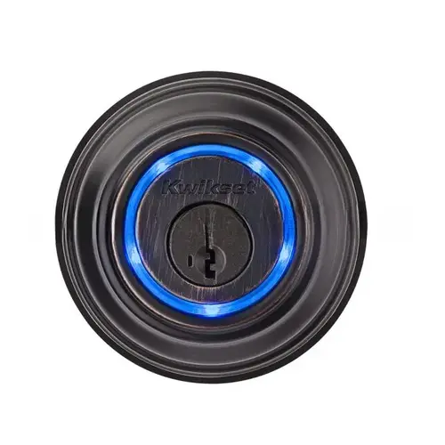 Second Generation Kevo Bluetooth Enabled Deadbolt SmartKey with RCAL Latch and RCS Strike Venetian Bronze Finish
