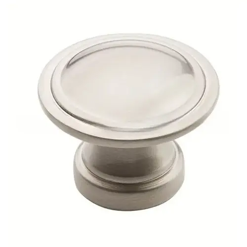 1-3/16" (30 mm) Allison Value Cabinet Knob Satin Nickel Finish - pack of 25