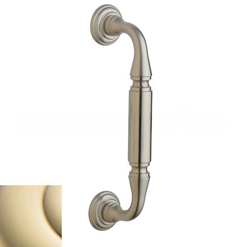 Richmond 8" Center to Center Door Pull with MTG1 Mounting Hardware Lifetime Brass Finish