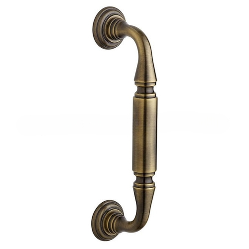 Richmond 8" Center to Center Door Pull with MTG1 Mounting Hardware Antique Brass Finish