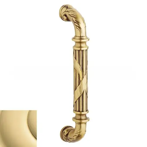 Edinburgh 8" Center to Center Door Pull with MTG1 Mounting Hardware Lifetime Brass Finish