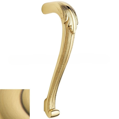 Kensington 6-1/2" Center to Center Door Pull Satin Brass with Brown Finish