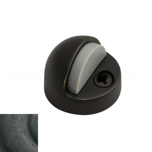 1-3/8" Dome Floor Bumper Distressed Oil Rubbed Bronze Finish