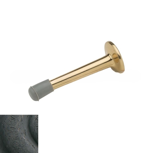 3-2/5" Wall Bumper Distressed Oil Rubbed Bronze Finish