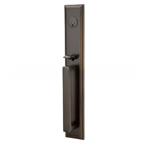 Square Dummy Melrose Tubular Handleset, Oil Rubbed Bronze Finish