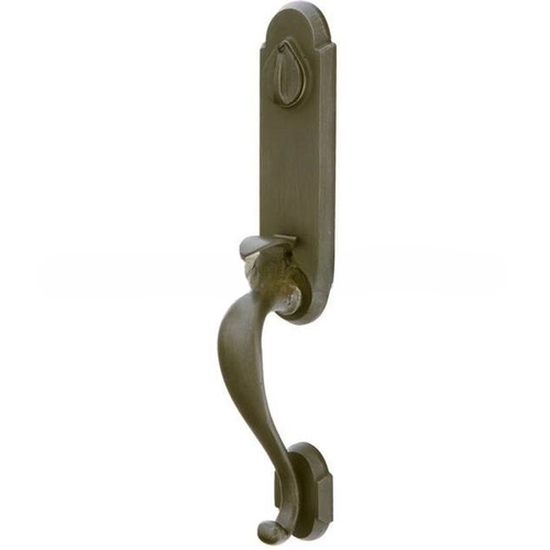 Cody Lever Right Hand 2-3/8" Or 2-3/4" Backset Single Cylinder Remington Sandcast Tubular Handleset Medium Bronze Finish