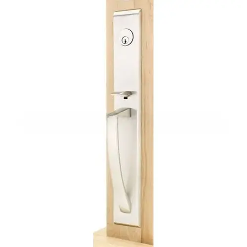 Luzern Lever Left Hand 2-3/8" Or 2-3/4" Backset Single Cylinder Orion Tubular Handleset Satin Nickel Finish
