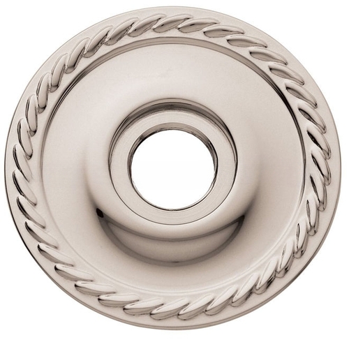 Single Dummy 2-5/8" Rope Rose Lifetime Bright Nickel Finish