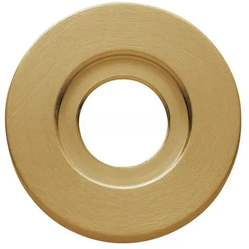 Single Dummy 1-3/4" Rose Satin Brass With Brown Finish