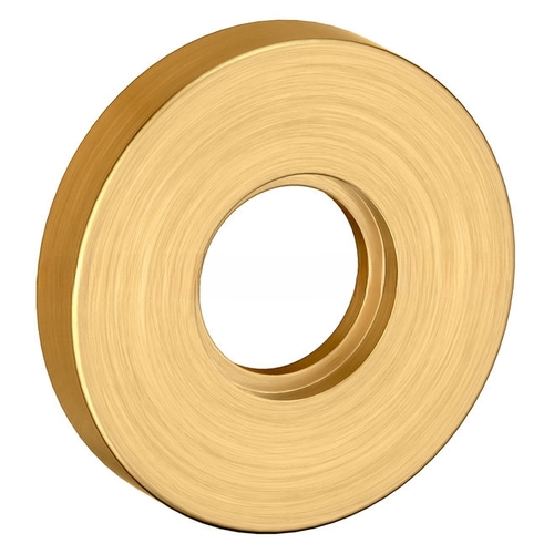 Single Dummy 2-1/8" Rose Lifetime Satin Brass Finish