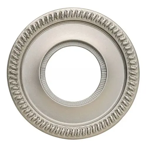 Single 2" Passage Rose Lifetime Satin Nickel Finish