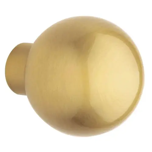 Single 5041 Knob Less Rose Satin Brass With Brown Finish