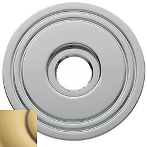 2-5/8" Grooved Passage Rose Satin Brass with Brown Finish Pair