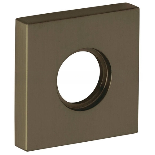 Single 2" Square Passage Rose Antique Brass Finish