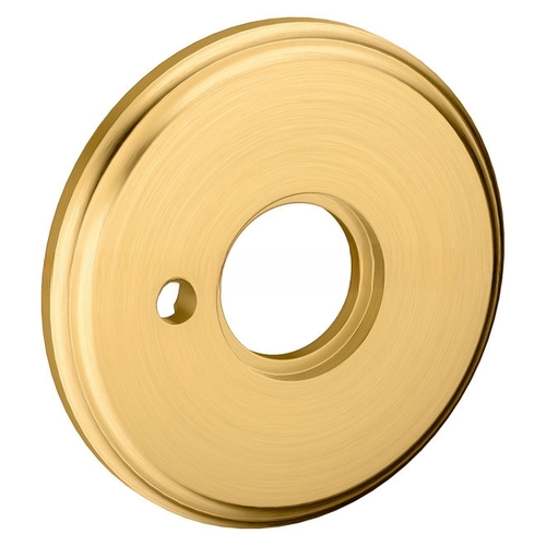 2-5/8" Privacy Rose Lifetime Satin Brass Finish Pair